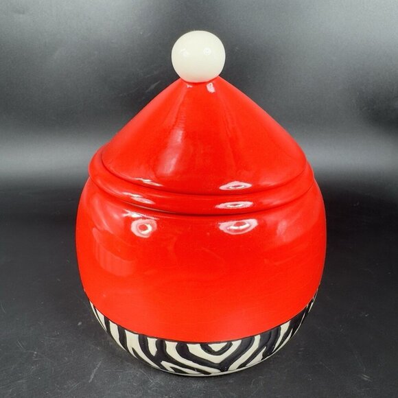 Heartfelt Kitchen Creations Wild About Santa Goody Jar Ceramic Canister 3 Piece - Picture 13 of 16